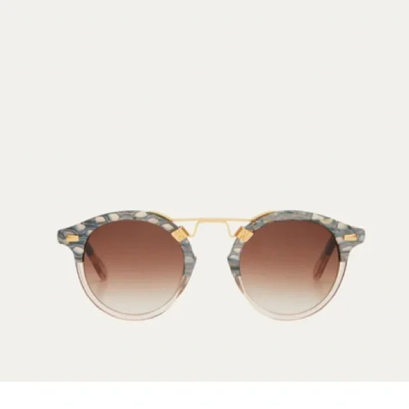 KREWE sunglasses ST. LOUIS CLASSICS COMO TO PETAL 24K - Picture 2 of 7